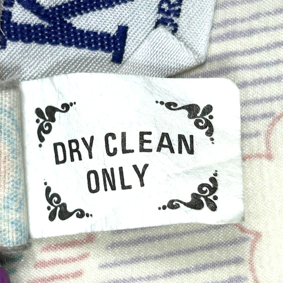 KHII Sportswear Jacket Womens 12 White Floral Paisley Print Lightweight Vintage - Picture 9 of 10